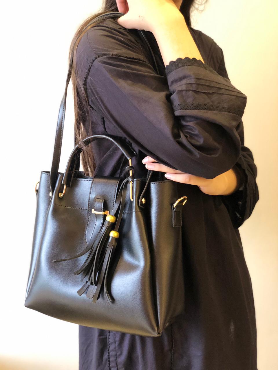 LuxeTote 3PC - Beige