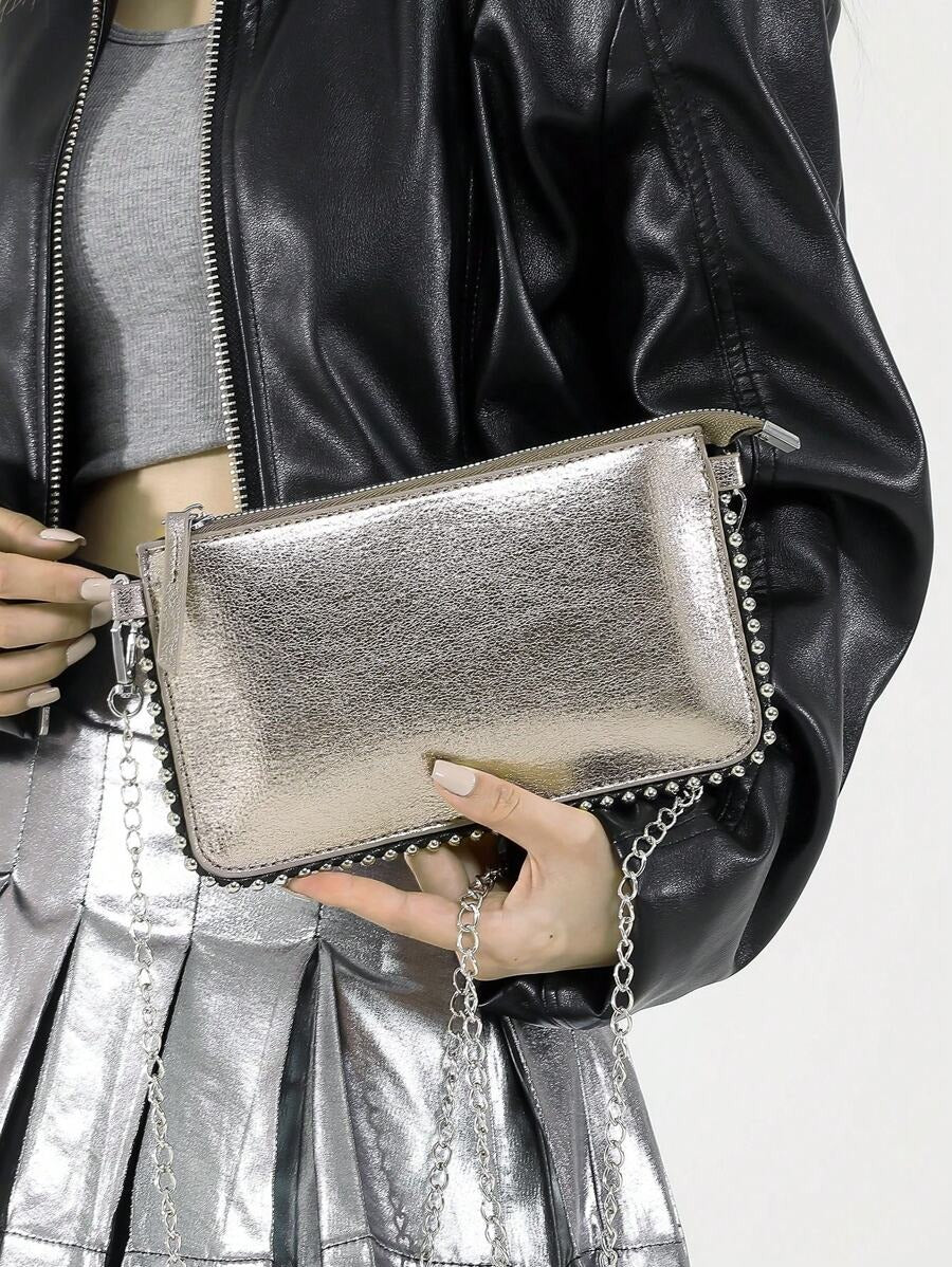 Isabella - Bolso de hombro con cadena mujer