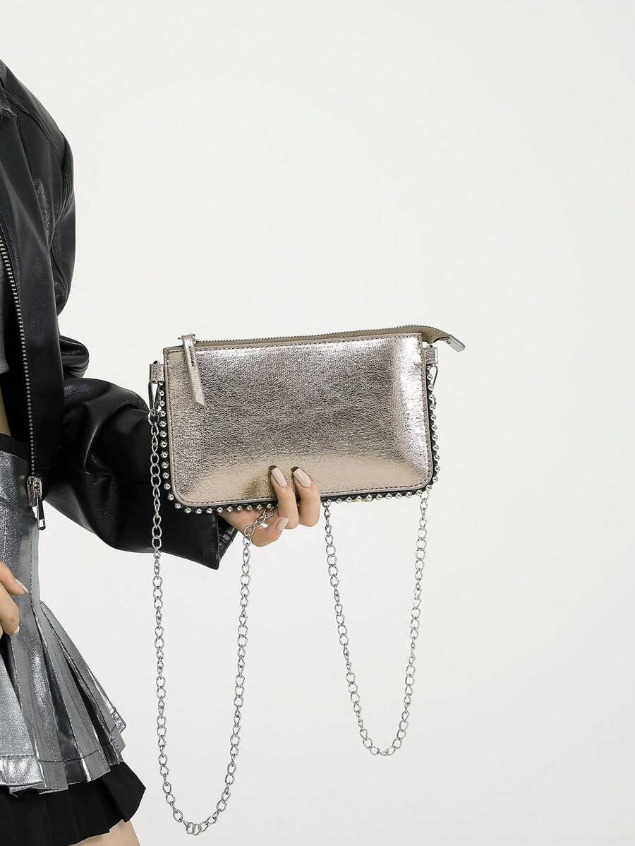 Isabella - Bolso de hombro con cadena mujer