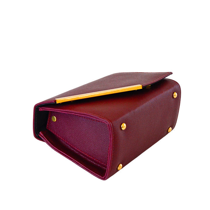 Luna Crossbody Bag Maroon