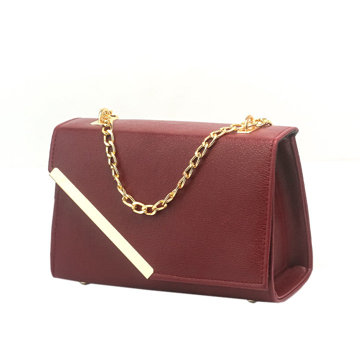 Luna Crossbody Bag Maroon