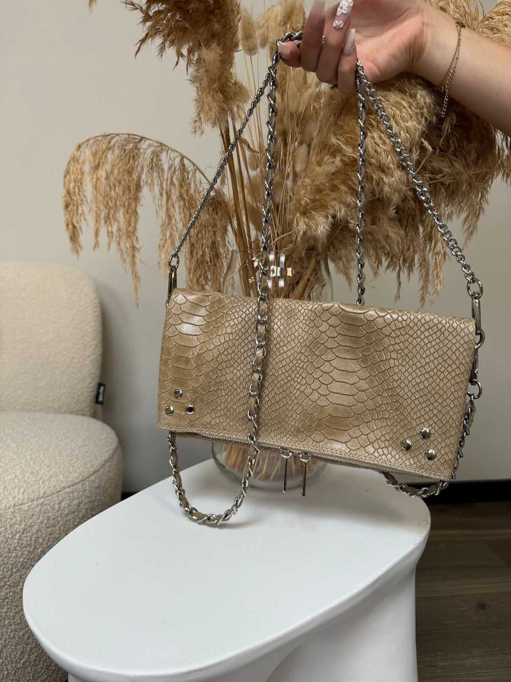 Ursula - Bolso de hombro tejido estilo Riva