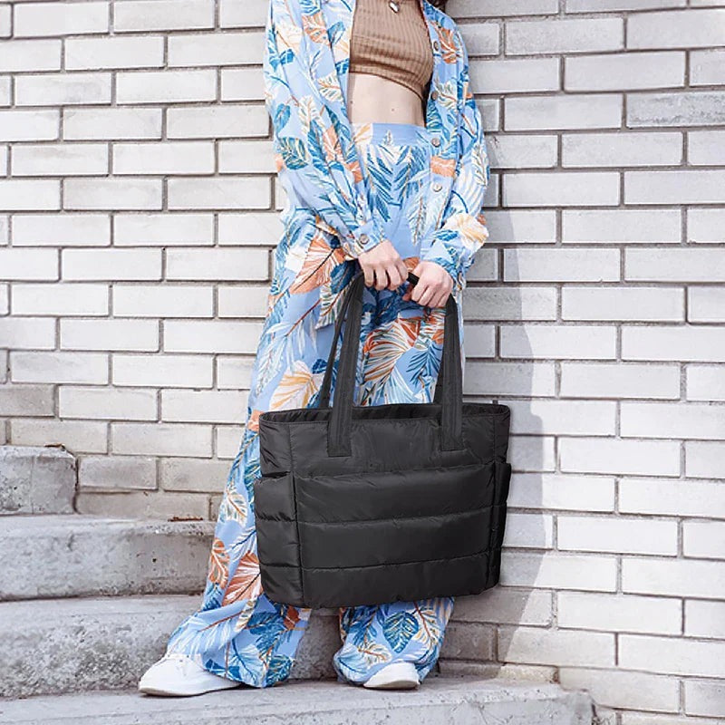 Yara - Bolso acolchado ligero algodón 15L para mujer